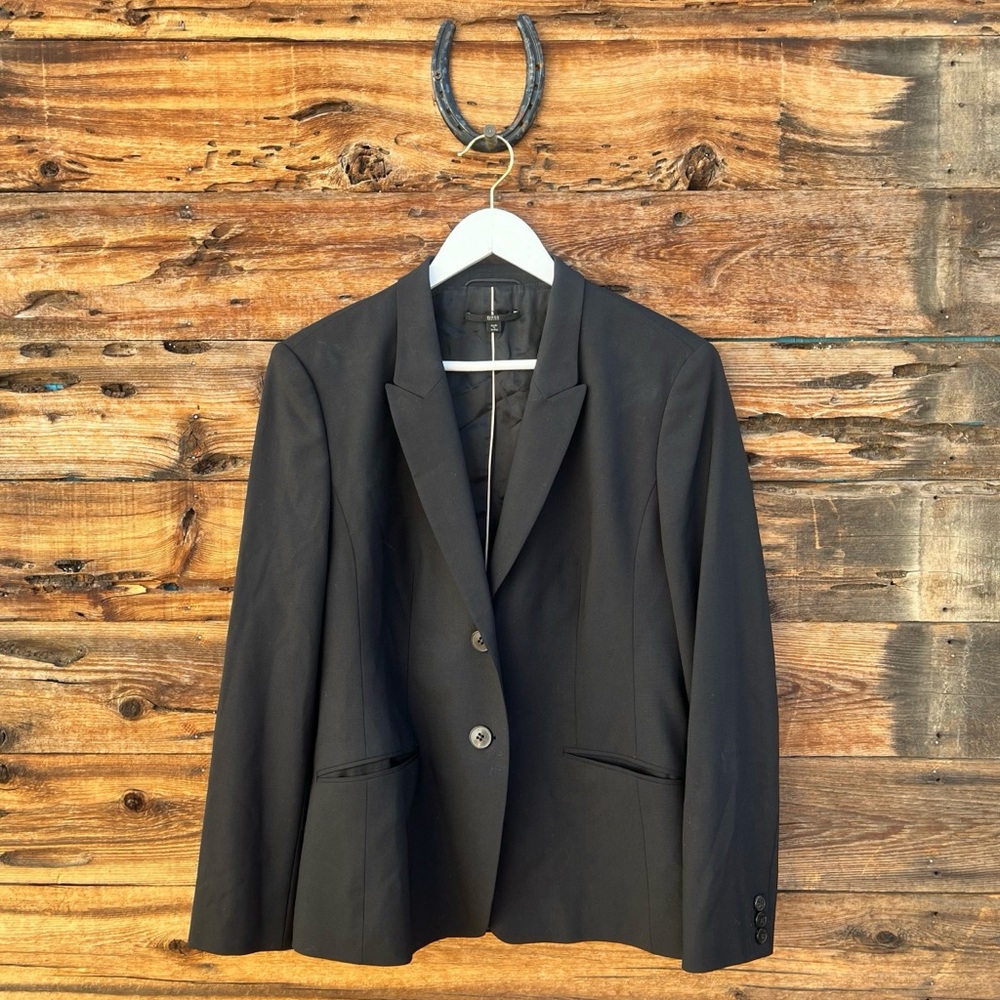 HUGO BOSS | Women’s Black Suit Blazer Jacket 12
